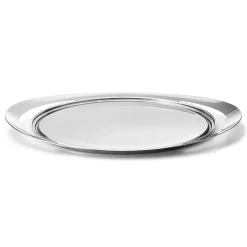 Georg Jensen Cobra serving tray, stainless steel Silver-coloured New