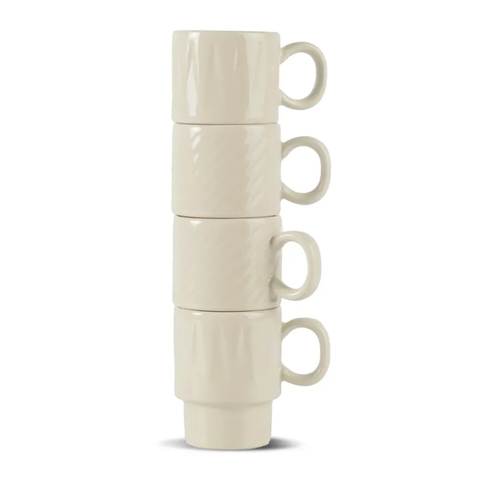Sagaform Coffee & More espresso cup 4-pack, Beige Outlet