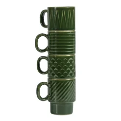 Sagaform Coffee & More espresso cup 4-pack, Green New