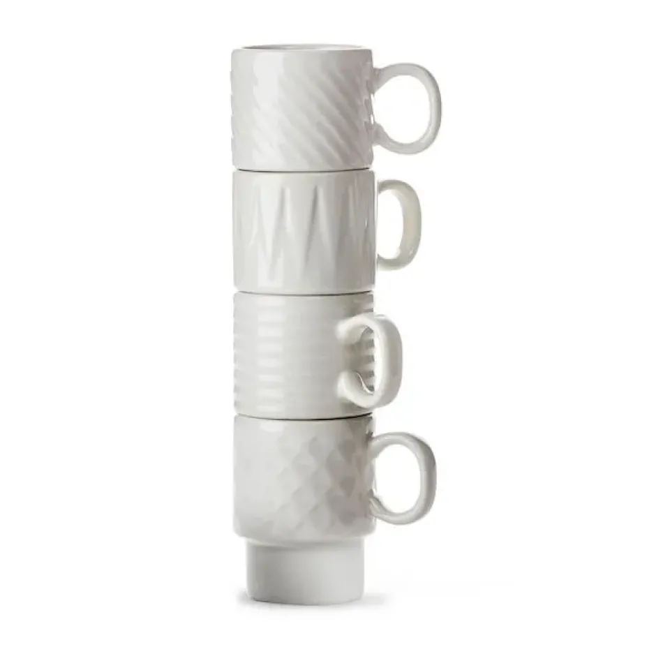 Sagaform Coffee & More espresso cup 4-pack, White Sale