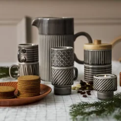 Sagaform Coffee & More espresso cup 4-pack, Grey Outlet