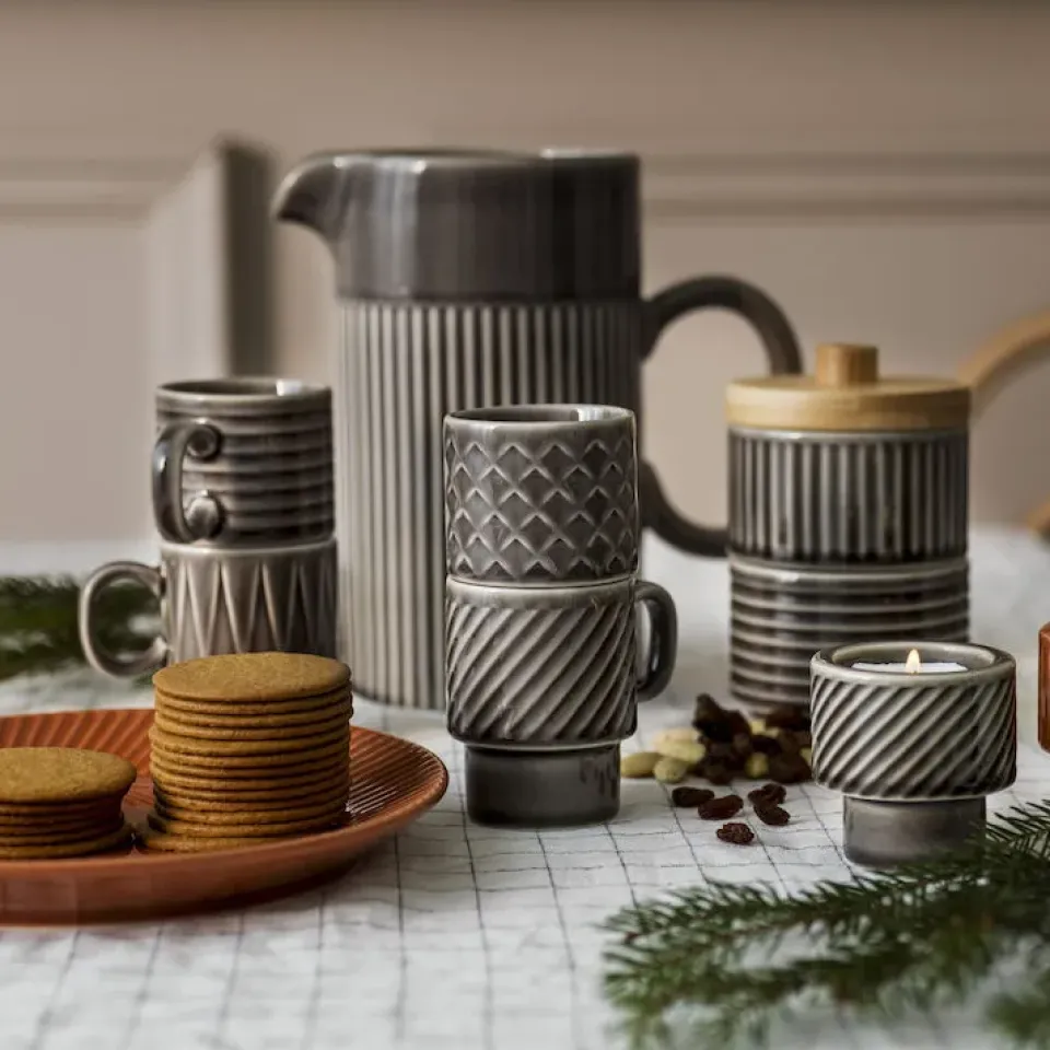 Sagaform Coffee & More espresso cup 4-pack, Grey Outlet