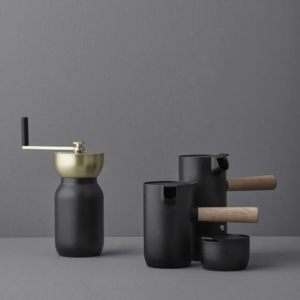 Stelton Collar espresso maker, Black Hot