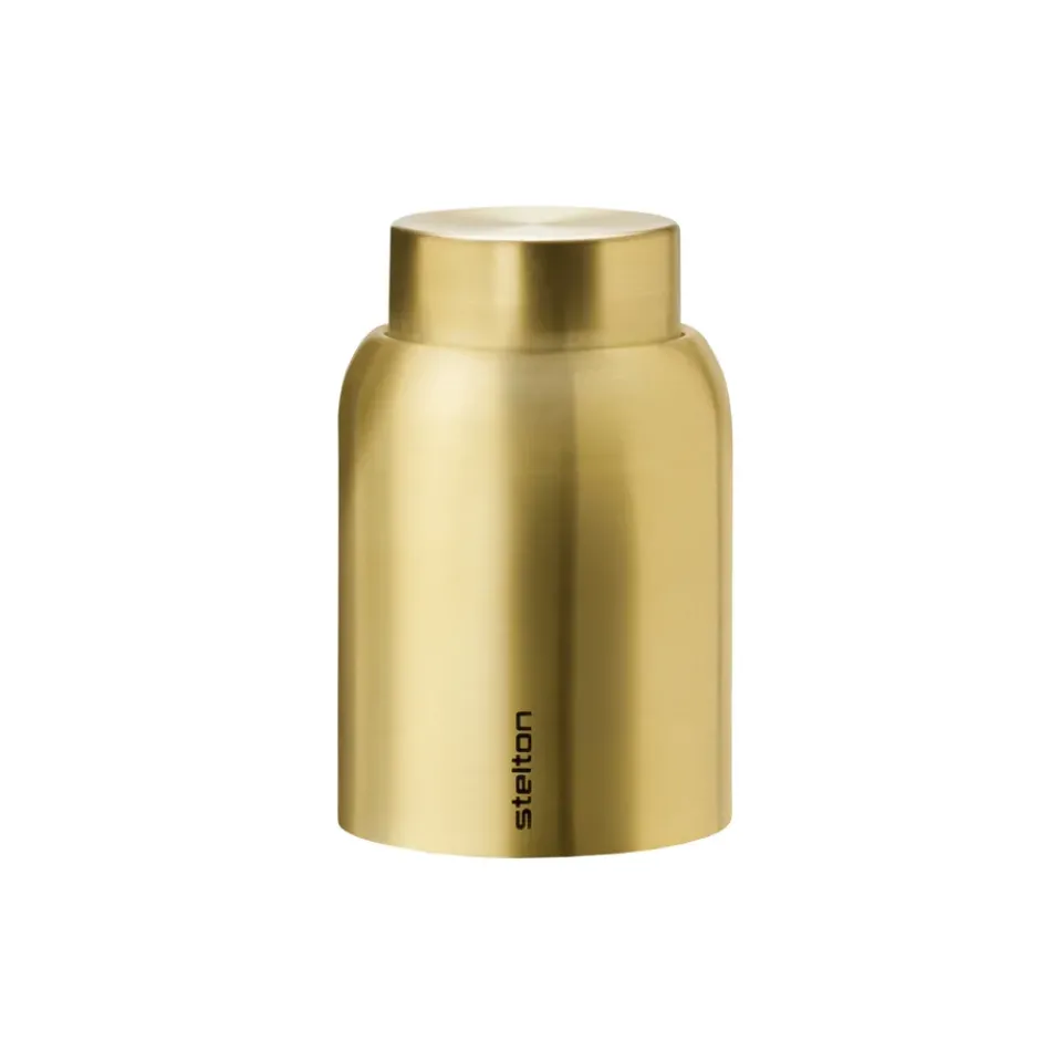 Stelton Collar vacuum cork, brass Gold-coloured Outlet