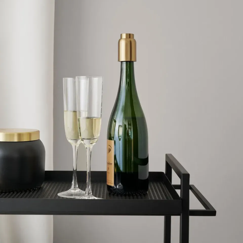 Stelton Collar vacuum cork, brass Gold-coloured Outlet