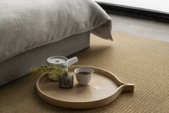 Swedese Comma tray Ø40 cm, Ash lackered Beige Clearance