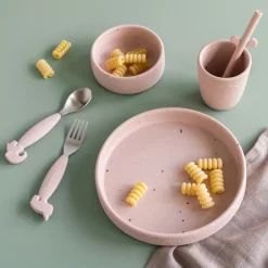 Done by deer Confetti children's dinnerware set 3 pieces, Powder Beige Online