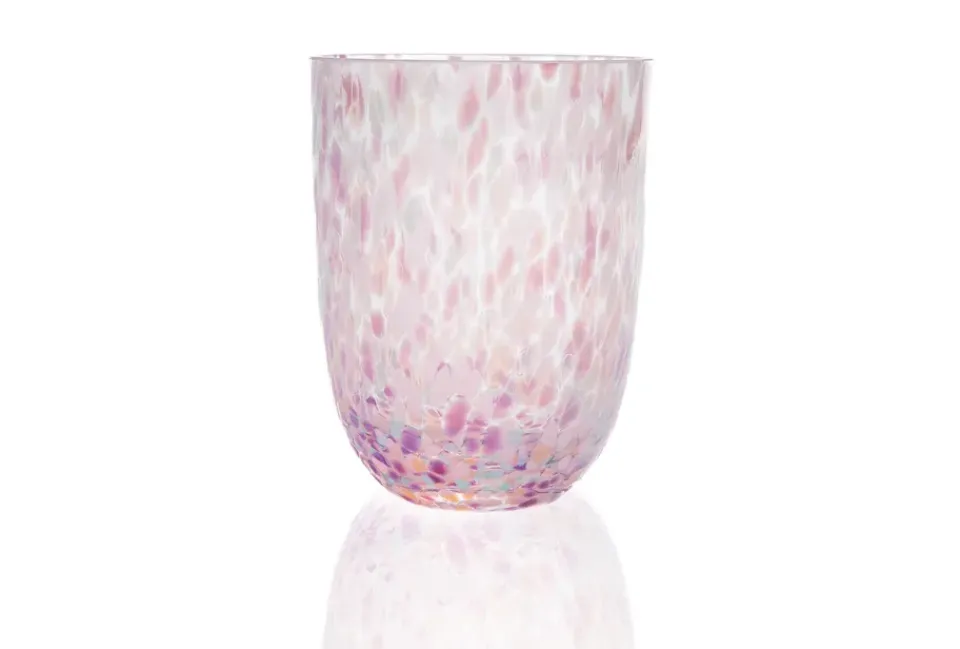 Anna Von Lipa Confetti Drinking glass 25 cl, Flamingo Purple Clearance