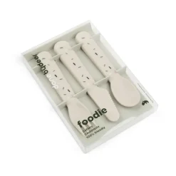 Done by deer Confetti Foodie Cutlery Set 3 Pieces, Sand Beige Best
