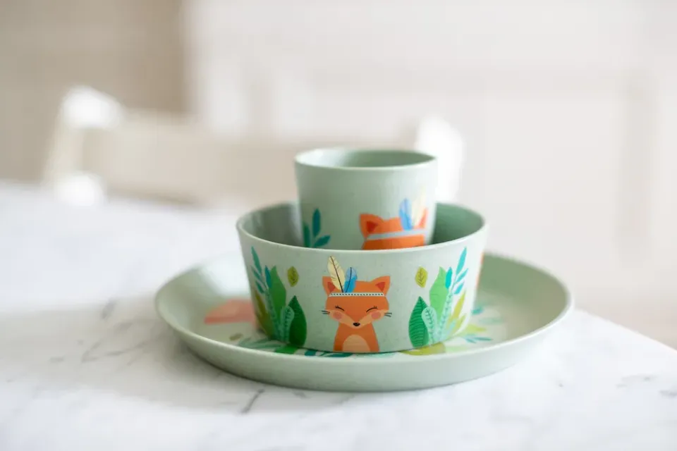 Koziol Connect children's dinnerware 3 pieces, Harry Green Clearance