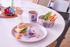 Koziol Connect children's dinnerware 3 pieces, Trucks Purple Sale