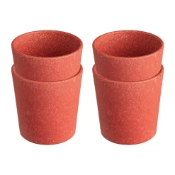 Koziol Connect cup S 19 cl 4-pack, Natural coral Pink Outlet