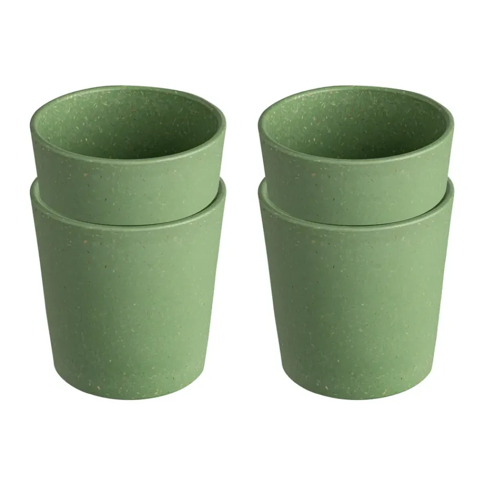 Koziol Connect cup S 19 cl 4-pack, Natural leaf Green Sale