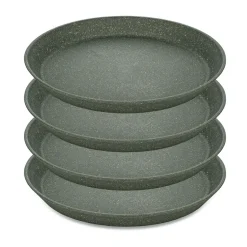 Koziol Connect small plate Ø20.5 cm 4-pack, Natural ash Grey Clearance