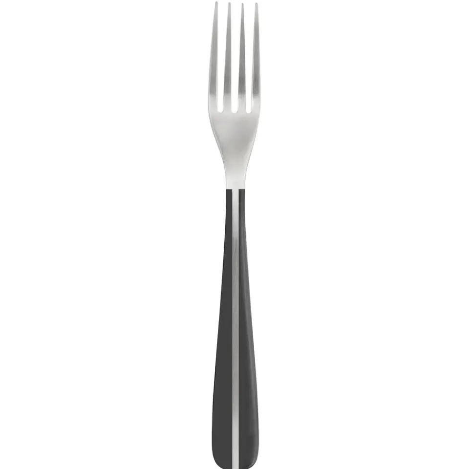 Robert Welch Contour fork, black Silver-coloured New