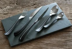 Robert Welch Contour fork, black Silver-coloured New
