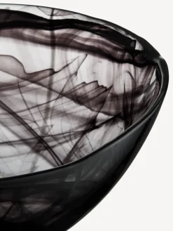 Kosta Boda Contrast bowl 350 mm, - Black Best
