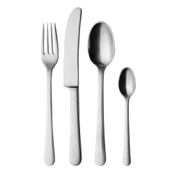 Georg Jensen Copenhagen matt cutlery set, 16 pcs Silver-coloured New