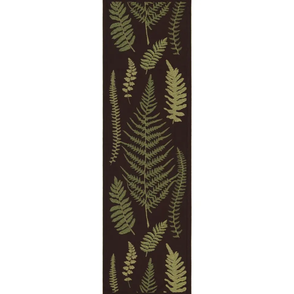Ekelund Linneväveri Cora runner, 35x120 cm Green Sale