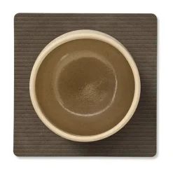 LIND DNA Corduroy coaster square, Caviar Grey Sale