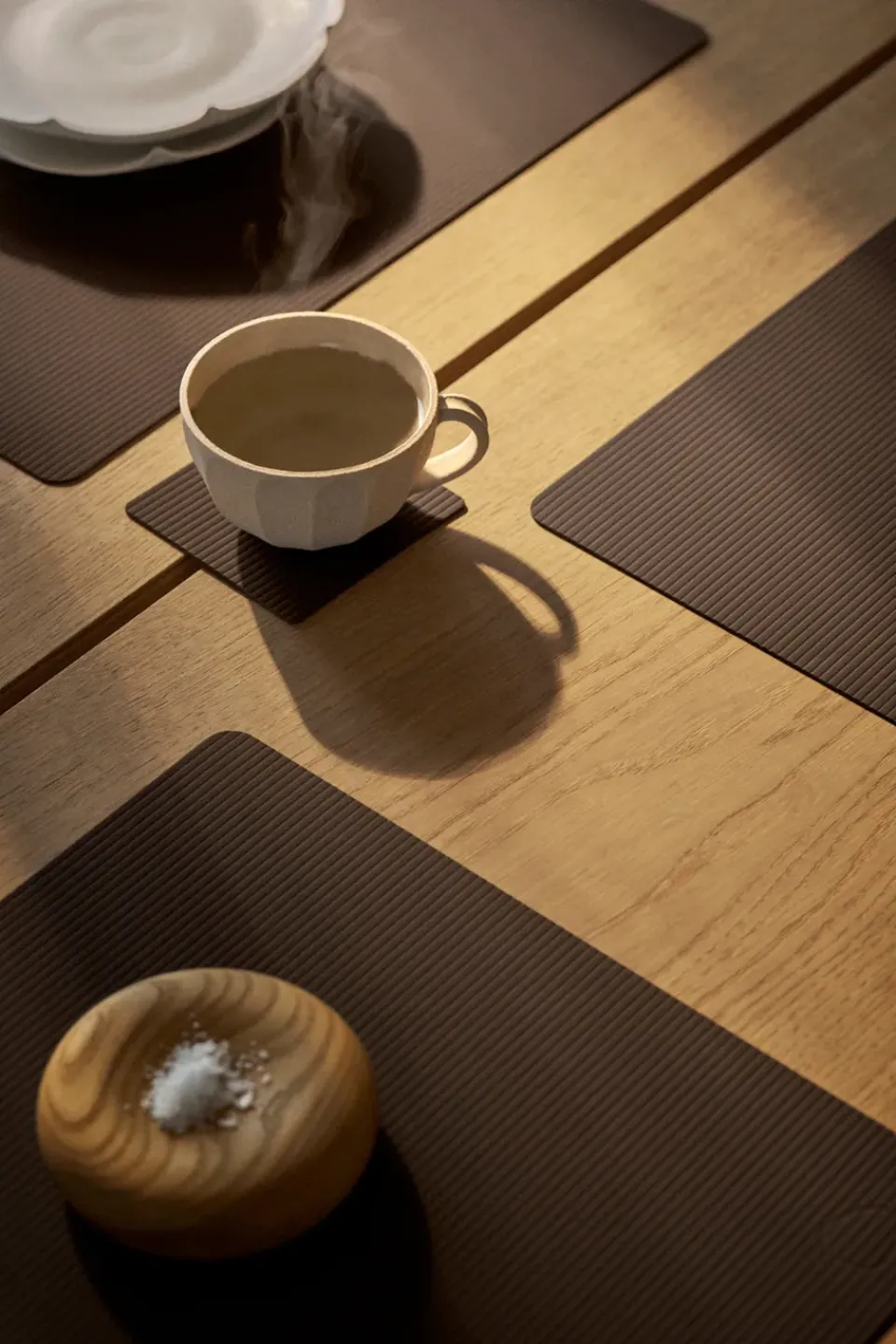 LIND DNA Corduroy coaster square, Hazel Brown Discount