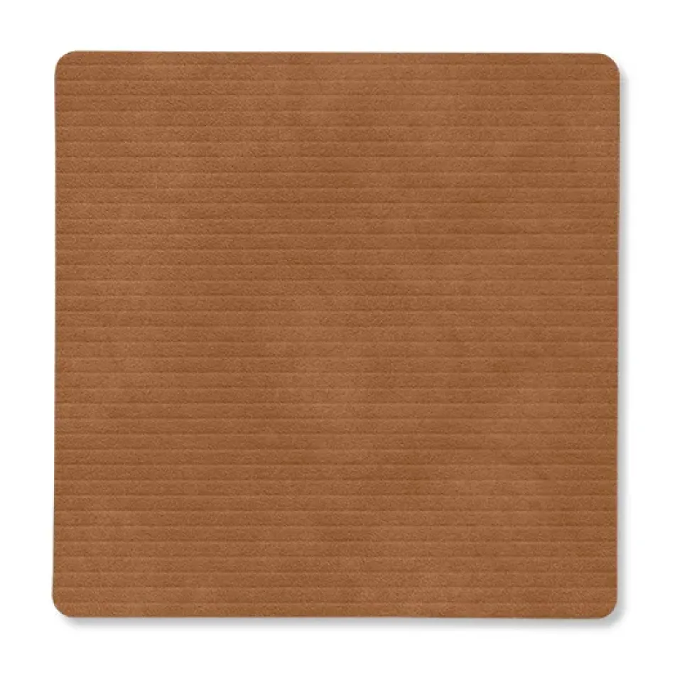 LIND DNA Corduroy coaster square, Nature Brown Discount