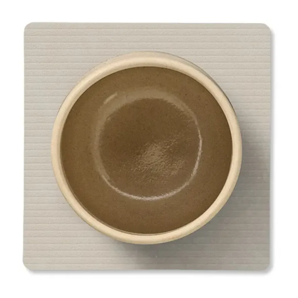LIND DNA Corduroy coaster square, Oyster White Grey New