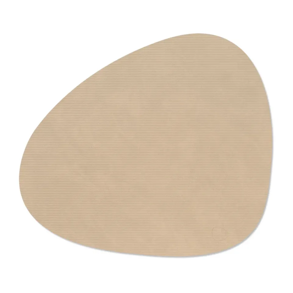 LIND DNA Corduroy placemat curve L, Sand Beige Online
