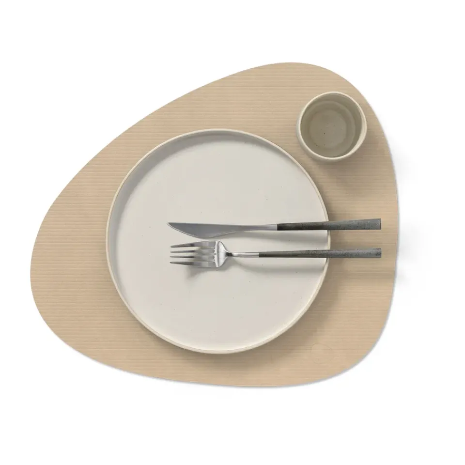 LIND DNA Corduroy placemat curve L, Sand Beige Online