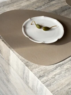 LIND DNA Corduroy placemat curve L, Clay Brown Discount