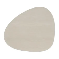 LIND DNA Corduroy placemat curve L, Oyster White Grey Online