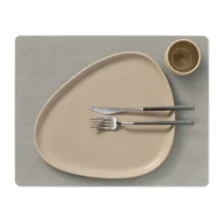 LIND DNA Corduroy placemat square L, Light Grey Best
