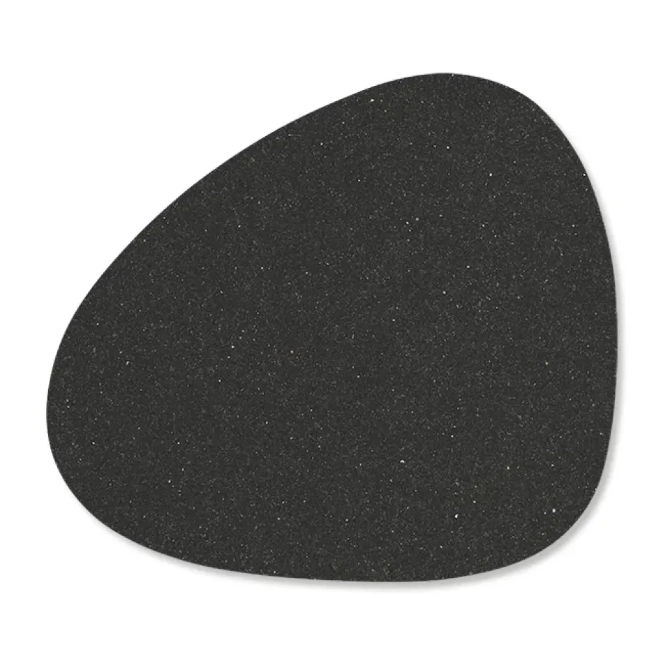 LIND DNA Core coaster curve, Flecked anthracite Black Best