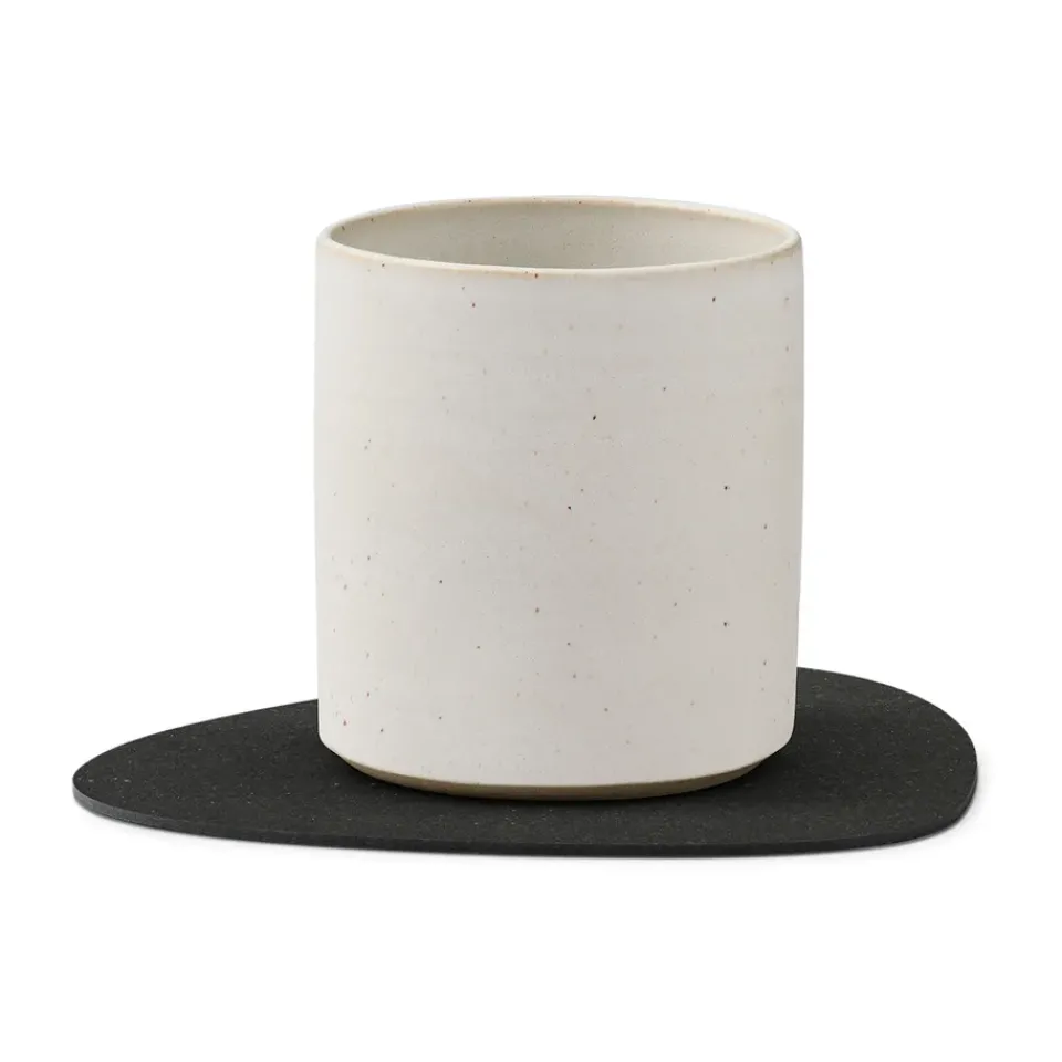 LIND DNA Core coaster curve, Flecked anthracite Black Best