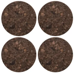 Formgatan Cork coaster 4-pack, smoked Brown Online