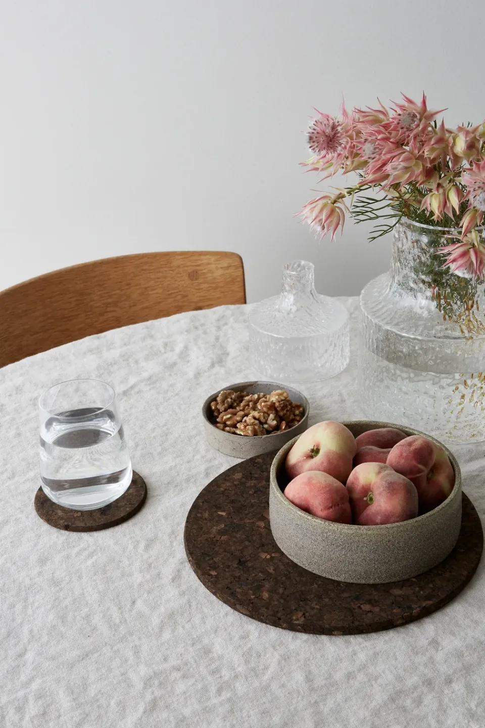 Formgatan Cork trivet smoked, Ø27 cm Brown Best