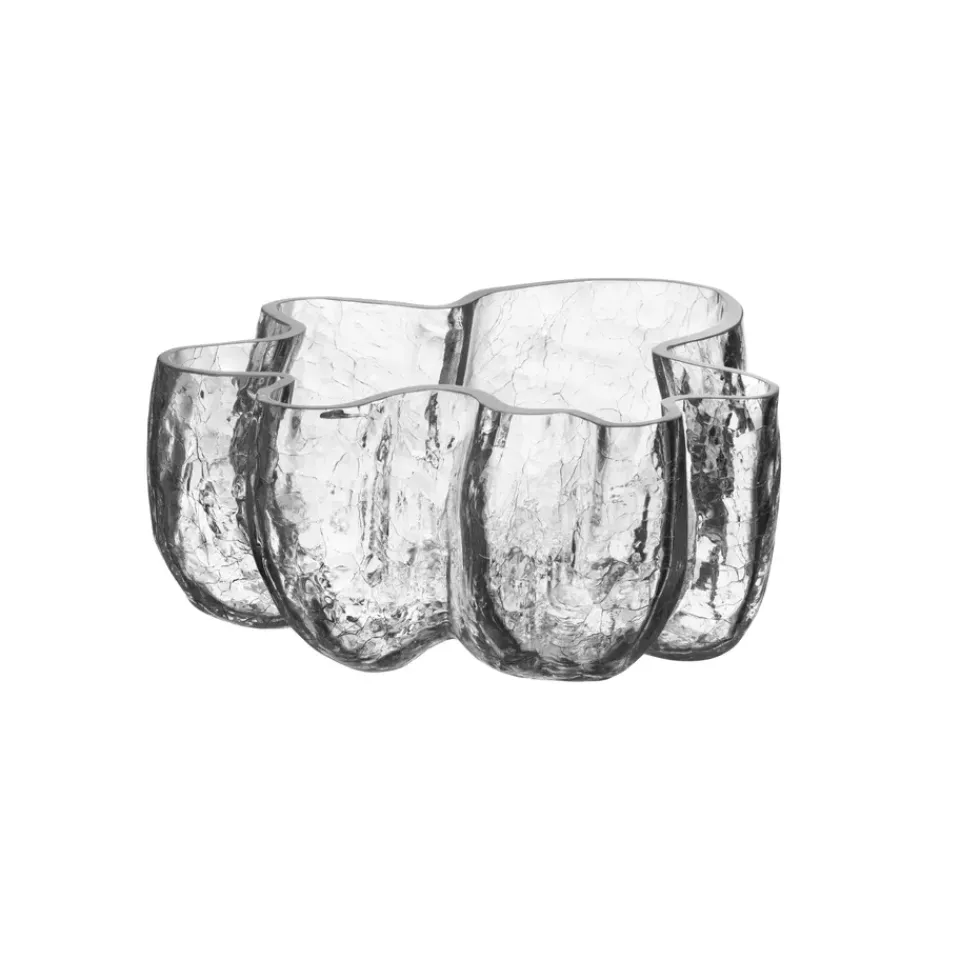 Kosta Boda Crackle bowl 10,5 cm, clear Transparent Hot