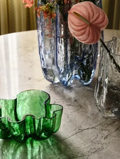 Kosta Boda Crackle bowl 10,5 cm, Green Outlet