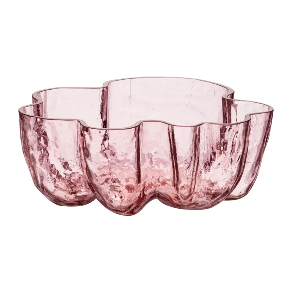 Kosta Boda Crackle bowl 10,5 cm, Pink Discount