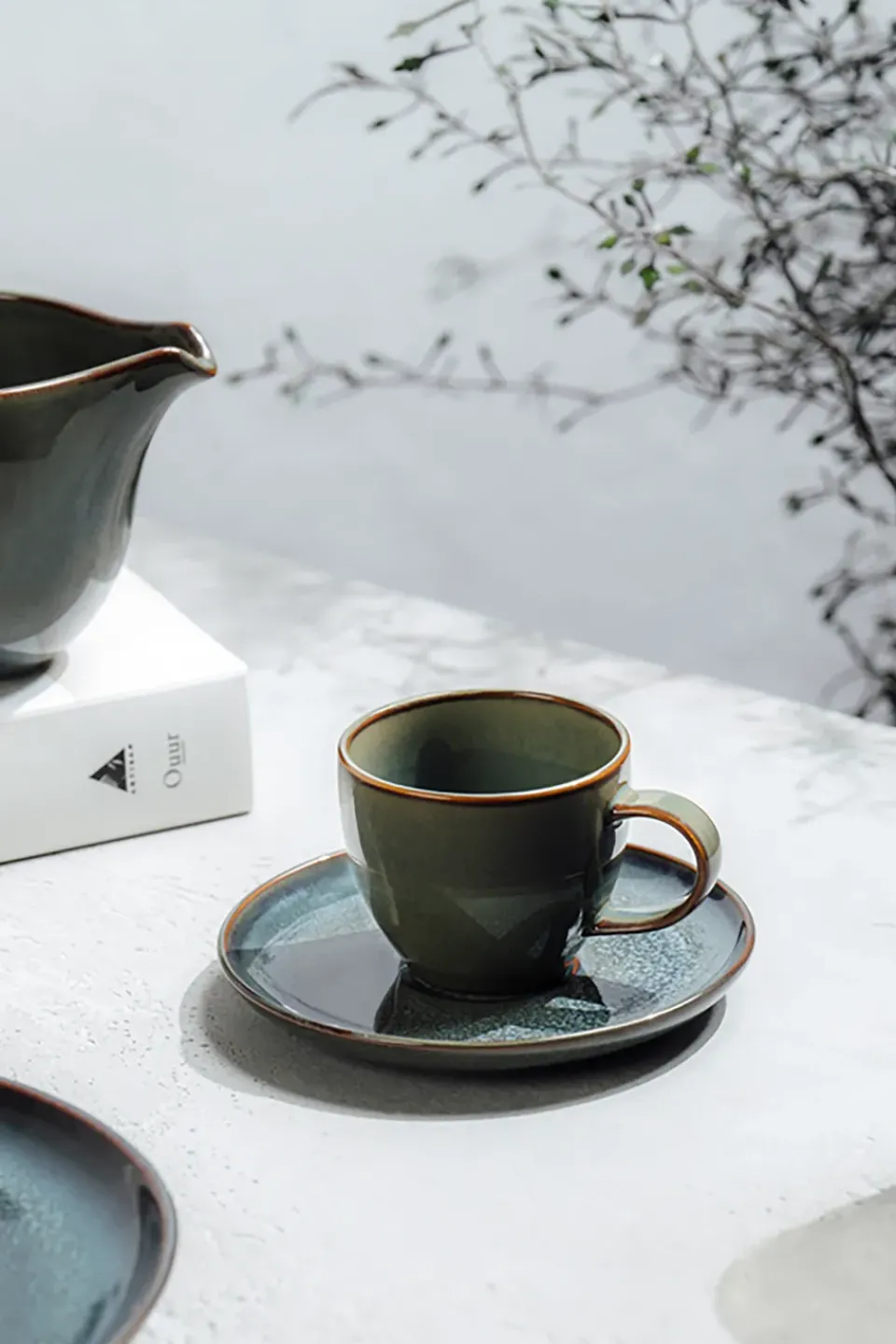 Villeroy & Boch Crafted Breeze saucer to espresso cup Ø12 cm, Green Hot