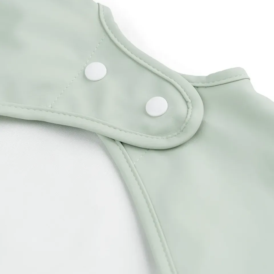 Done by deer Croco bib with sleeves, Green New