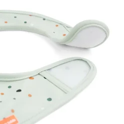 Done by deer Croco bib with Velcro 2-pack, Green Outlet