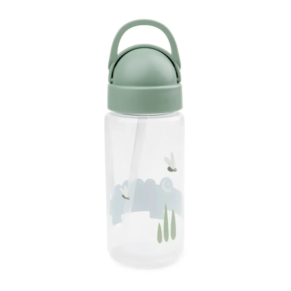 Done by deer Croco bottle with straw, Green Discount