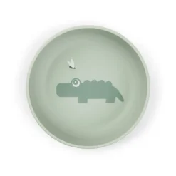 Done by deer Croco foodie bowl Ø12 cm, Green Clearance