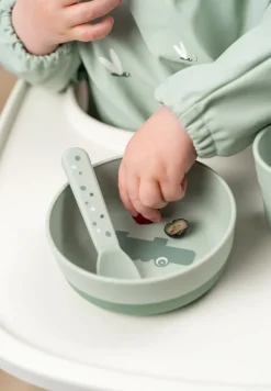 Done by deer Croco foodie bowl Ø12 cm, Green Clearance