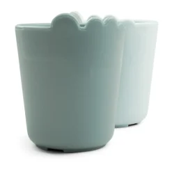 Done by deer Croco kiddish mini mug 10 cl 2-pack, Blue New