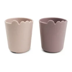 Done by deer Croco kiddish mini mug 10 cl 2-pack, Powder Beige Online