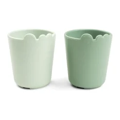 Done by deer Croco kiddish mini mug 10 cl 2-pack, Green Outlet