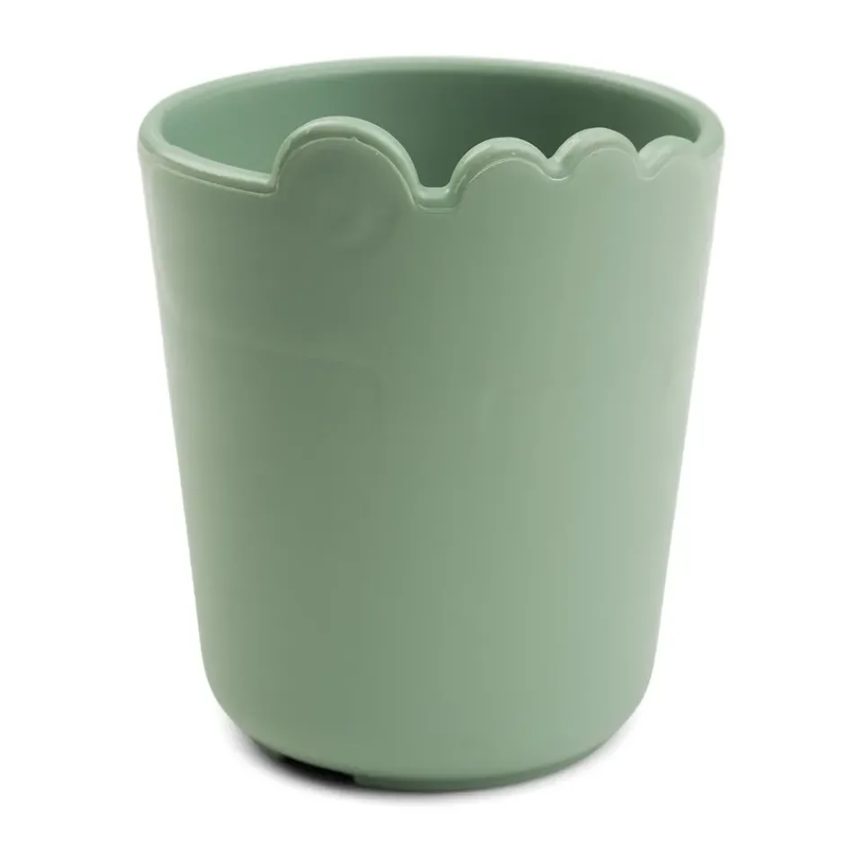 Done by deer Croco kiddish mini mug 10 cl 2-pack, Green Outlet