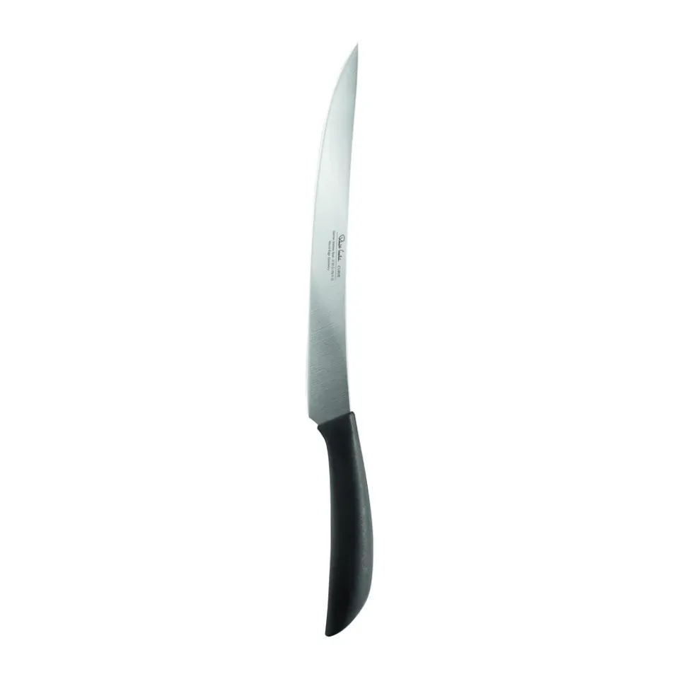 Robert Welch Curve meat knife, 23 cm Silver-colouredBlack Hot